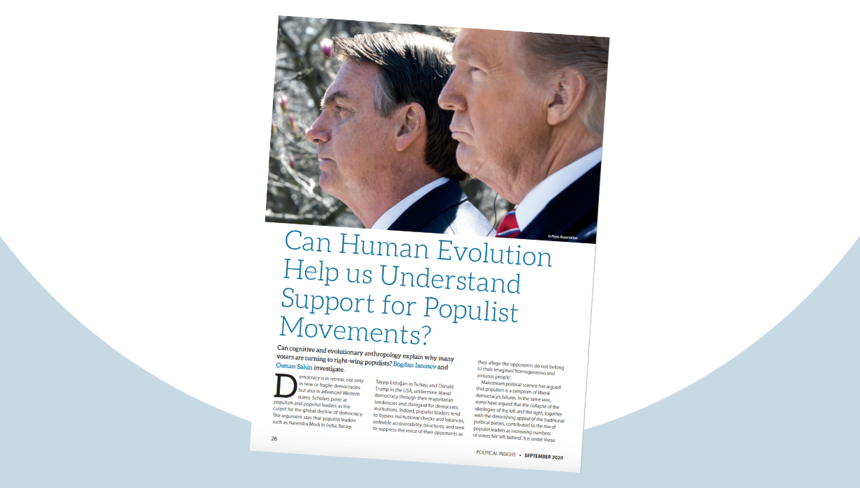 How Human Evolution Explains Support for Populist Leaders